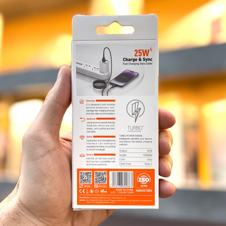 قیمت و مشخصات بک کابل شارژ تایپ C باکیفیت