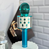 میکروفون بلوتوثی چندرنگ مدل WS-858 با امکانات کامل و کیفیت بال