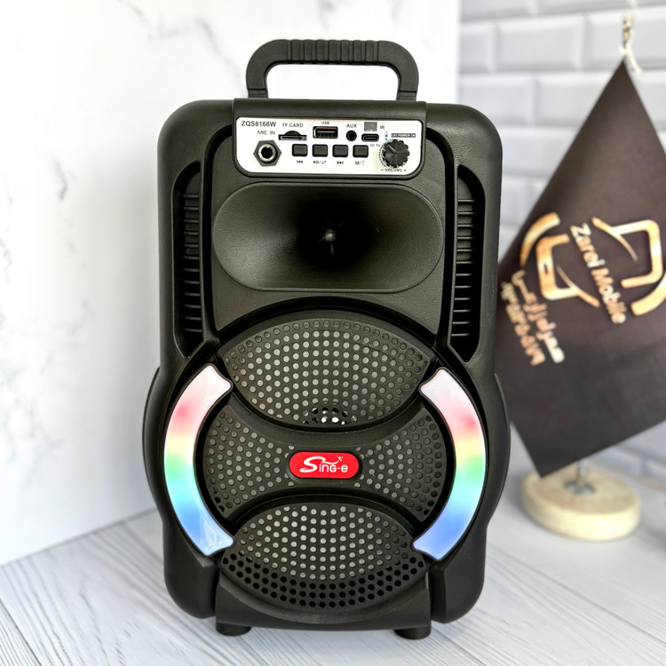 اسپیکر قابل حمل با رقص نور و دستگیره حمل آسان