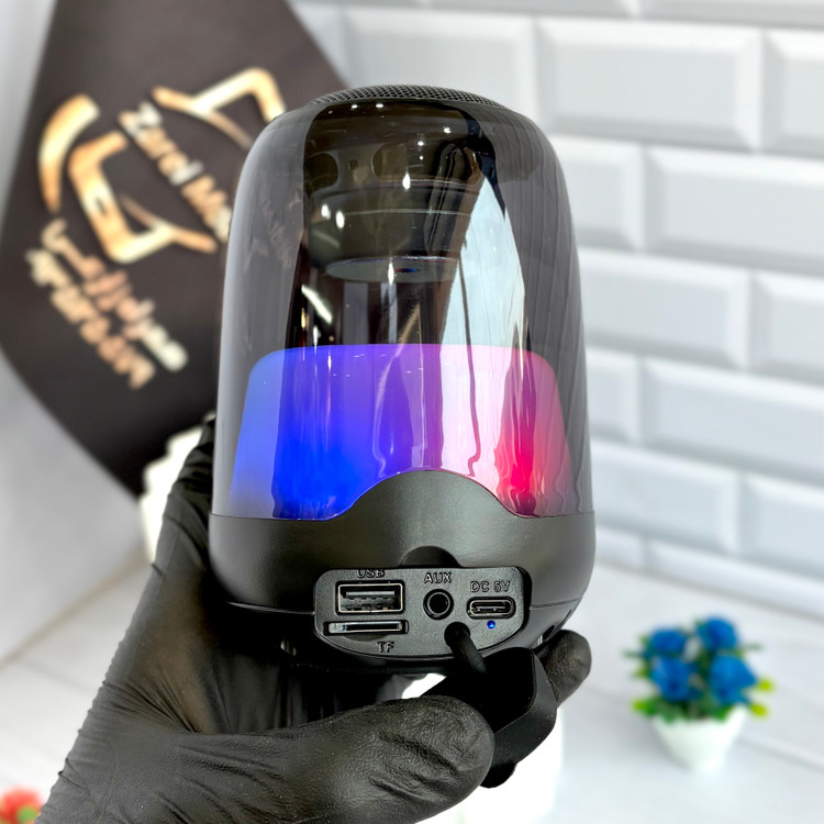 پشت و درگاههای ورودی اسپیکر مینی مدل ZQS-L02