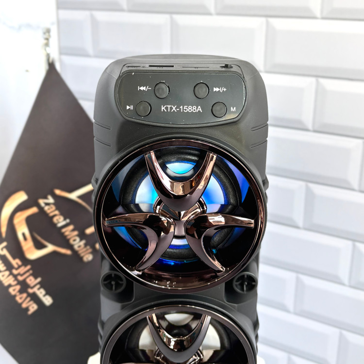 دکمهها و پنل کنترل اسپیکر بلوتوثی KTX-1588A