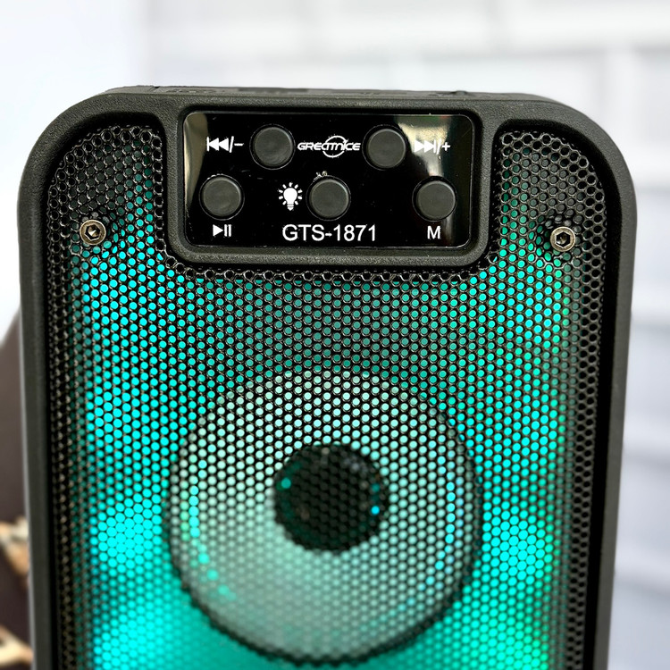 اسپیکر GTS 1871 با نورپردازی RGB و طراحی مدرن