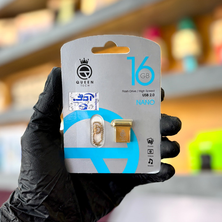 فلش مموری 16 گیگ کوئین تک USB 2.0 با گارانتی مادامالعمر