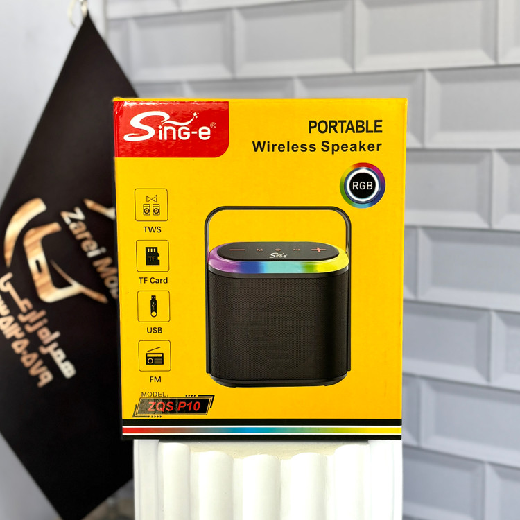 اسپیکر قابل حمل با بلوتوث 5.4 مدل ZQS P10