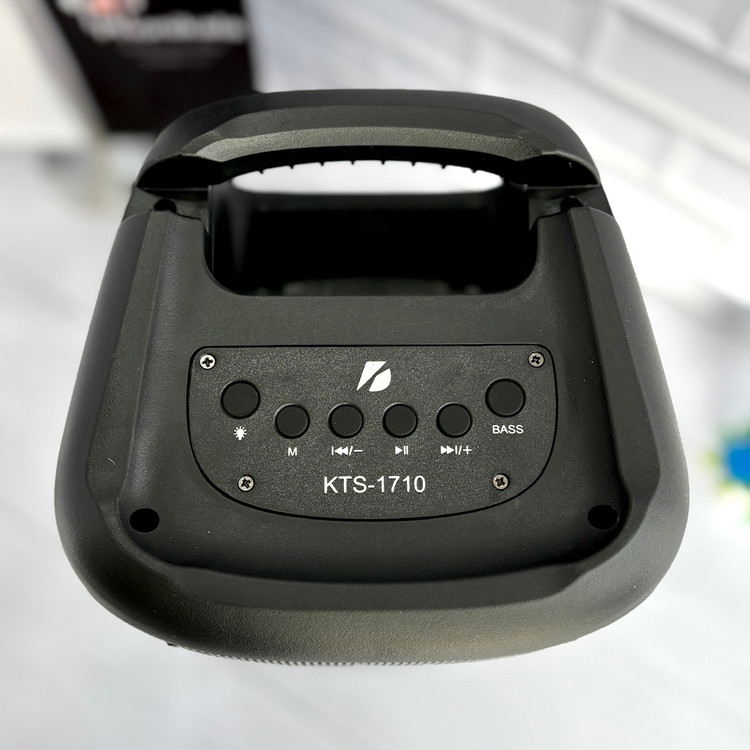 پنل کنترل و دکمههای اسپیکر بلوتوثی KTS-1710