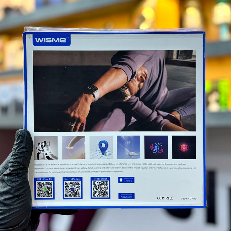 ساعت هوشمند ویسمی مدل WISME-X10 همراه با 10 بند و ایرپاد
