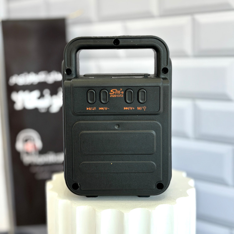 دکمههای کنترل عملکرد و مدیریت رقص نور در پشت اسپیکر ZQS1372
