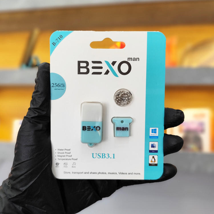 فلش مموری 256 گیگابایت بکسو مدل B-710 USB 3.1