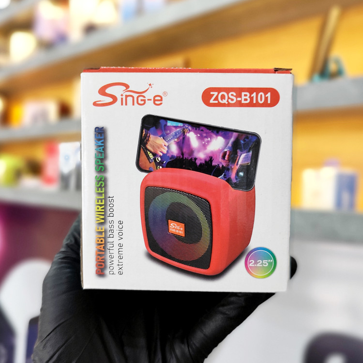 اسپیکر ZQS-B101 با قابلیت پخش موسیقی از فلش USB و کارت حافظه